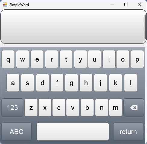 KeyboardControl preview