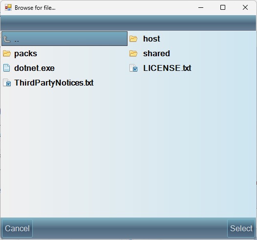 OpenSaveDialog preview