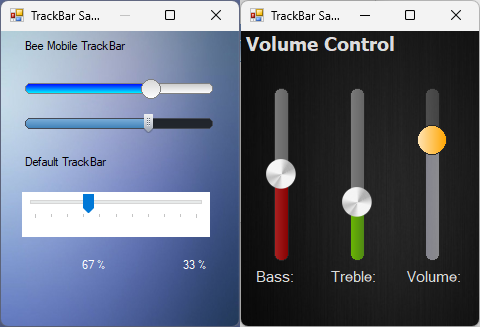TrackBar preview