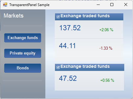 TransparentPanel preview