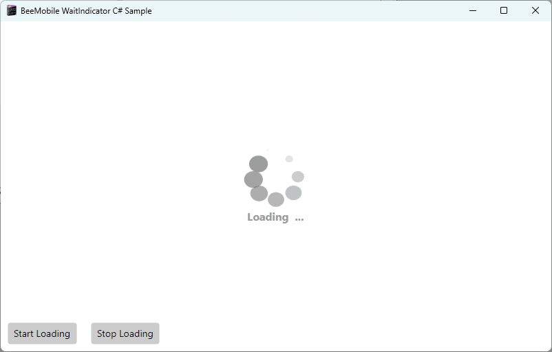 WaitIndicator preview