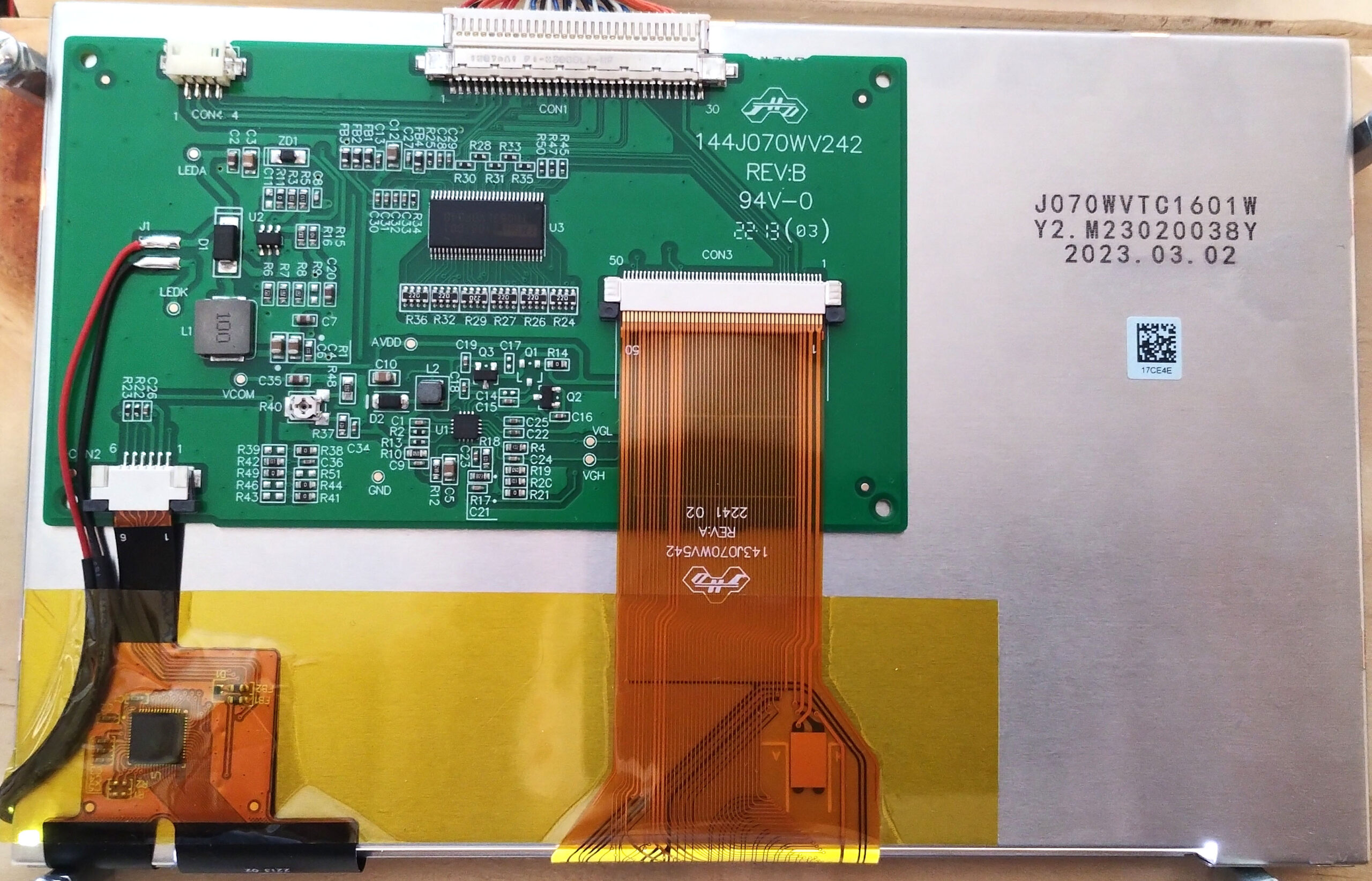 Display Unit: J070WVTC1601W